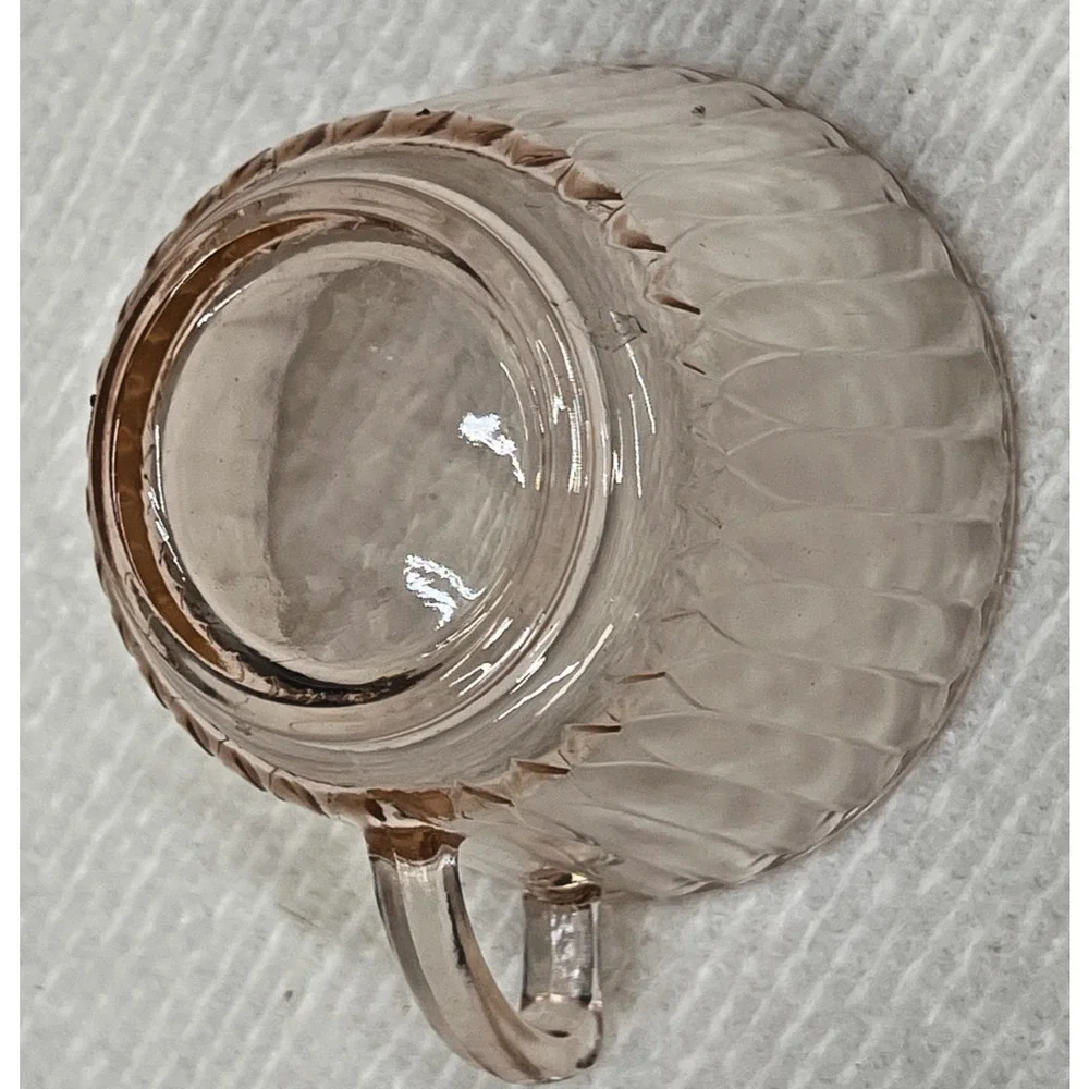 Vtg 1930's Macbeth Evans Pink Petalware Depression Glass 16pc 4 Place Setting